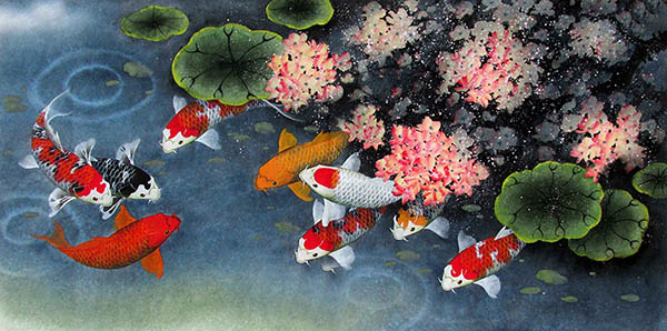 Koi Fish,66cm x 136cm(26〃 x 53〃),2387061-z