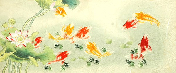 Koi Fish,55cm x 134cm(22〃 x 53〃),2614068-z