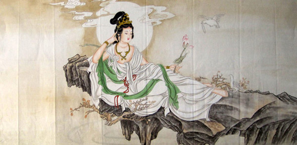 Kuan Yin,66cm x 136cm(26〃 x 53〃),3082005-z