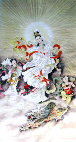 Kuan Yin,66cm x 136cm(26〃 x 53〃),3082011-z