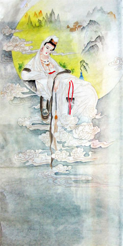 Kuan Yin,66cm x 136cm(26〃 x 53〃),3082022-z
