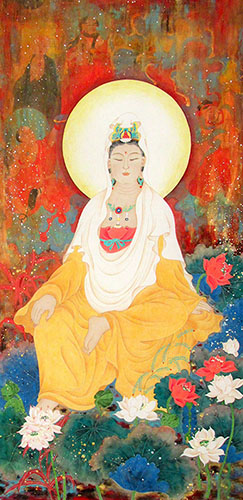 Kuan Yin,69cm x 138cm(27〃 x 54〃),3387007-z