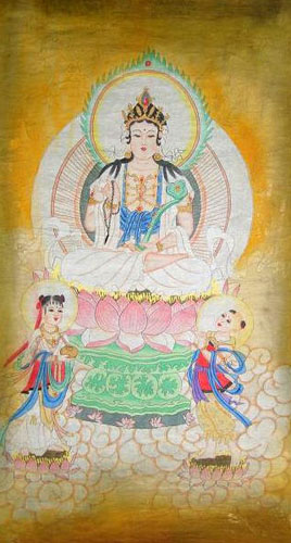 Kuan Yin,48cm x 96cm(19〃 x 38〃),3481002-z