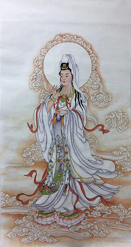 Kuan Yin,50cm x 100cm(19〃 x 39〃),3506038-z