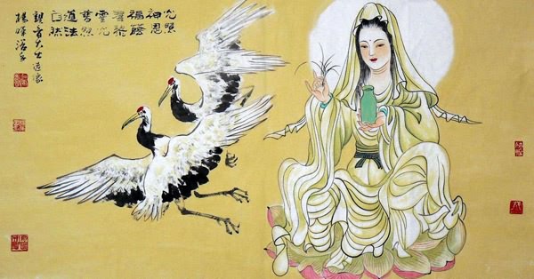 Kuan Yin,50cm x 100cm(19〃 x 39〃),3518099-z