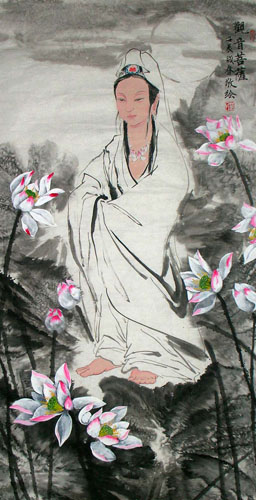 Kuan Yin,66cm x 136cm(26〃 x 53〃),3695001-z