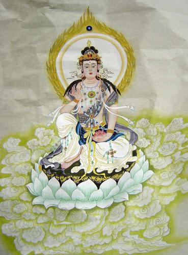 Kuan Yin,69cm x 138cm(27〃 x 54〃),3762002-z