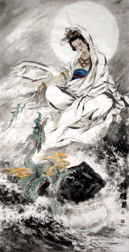 Kuan Yin,66cm x 136cm(26〃 x 53〃),3763001-z