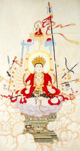 Kuan Yin,50cm x 100cm(19〃 x 39〃),3764005-z