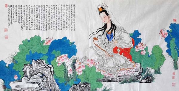 Kuan Yin,66cm x 136cm(26〃 x 53〃),3776020-z