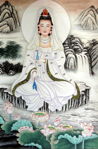 Kuan Yin,65cm x 100cm(25〃 x 39〃),3803005-z