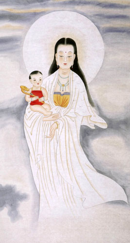 Kuan Yin,70cm x 130cm(27〃 x 51〃),3809007-z