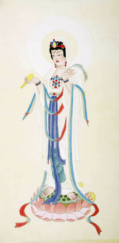 Kuan Yin,66cm x 130cm(26〃 x 51〃),3809012-z