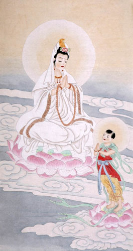 Kuan Yin,66cm x 130cm(26〃 x 51〃),3809013-z