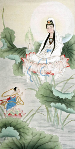 Kuan Yin,66cm x 130cm(26〃 x 51〃),3809015-z