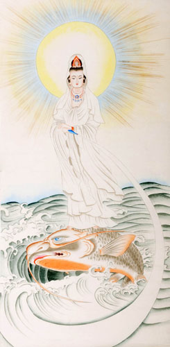 Kuan Yin,66cm x 130cm(26〃 x 51〃),3809029-z