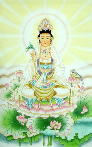 Kuan Yin,65cm x 105cm(26〃 x 41〃),3811007-z