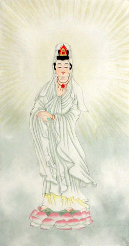 Kuan Yin,65cm x 33cm(26〃 x 13〃),3811017-z