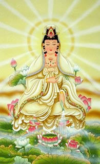 Chinese Kuan Yin Painting,80cm x 130cm,3811019-x