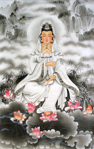 Kuan Yin,80cm x 130cm(31〃 x 51〃),3811027-z