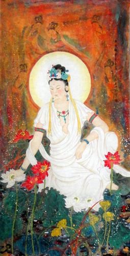 Kuan Yin,66cm x 136cm(26〃 x 53〃),3817001-z