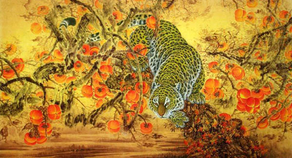 Leopard,90cm x 170cm(35〃 x 67〃),4682003-z