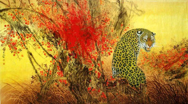 Leopard,90cm x 170cm(35〃 x 67〃),4682004-z