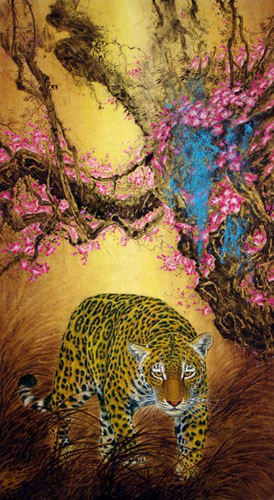 Leopard,90cm x 170cm(35〃 x 67〃),4682009-z