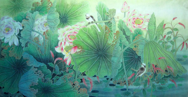 Lotus,66cm x 130cm(26〃 x 51〃),2011005-z