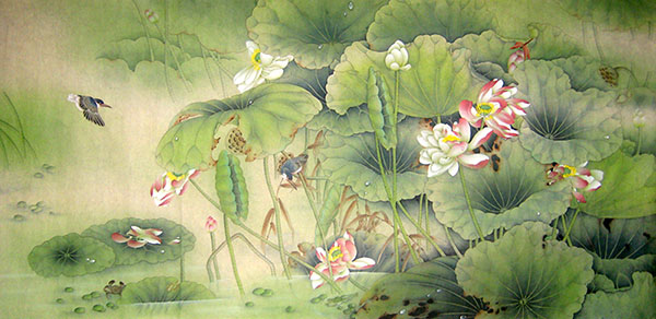 Lotus,120cm x 240cm(47〃 x 94〃),2011030-z