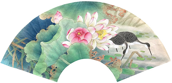 Lotus,60cm x 21cm(24〃 x 8〃),2011033-z