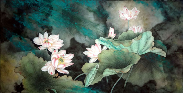 Lotus,66cm x 136cm(26〃 x 53〃),2330003-z