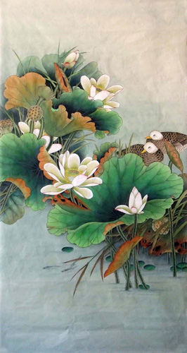 Lotus,66cm x 136cm(26〃 x 53〃),2352017-z