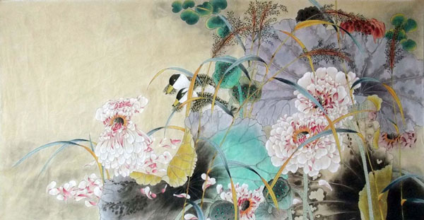 Lotus,66cm x 136cm(26〃 x 53〃),2352022-z