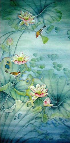 Lotus,50cm x 100cm(19〃 x 39〃),2358008-z