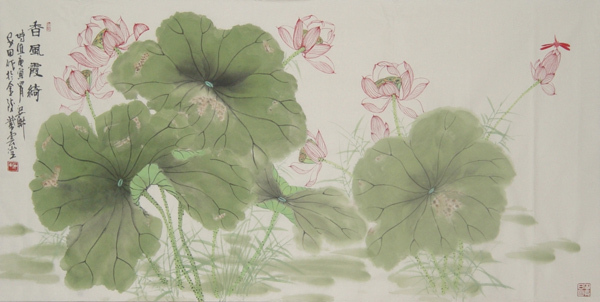 Lotus,68cm x 136cm(27〃 x 54〃),2388002-z