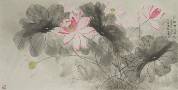 Lotus,68cm x 136cm(27〃 x 54〃),2388008-z