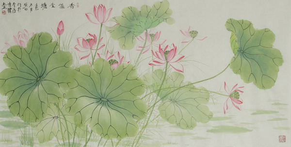 Lotus,68cm x 136cm(27〃 x 54〃),2388009-z