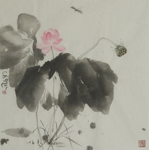 Lotus,68cm x 68cm(27〃 x 27〃),2388025-z