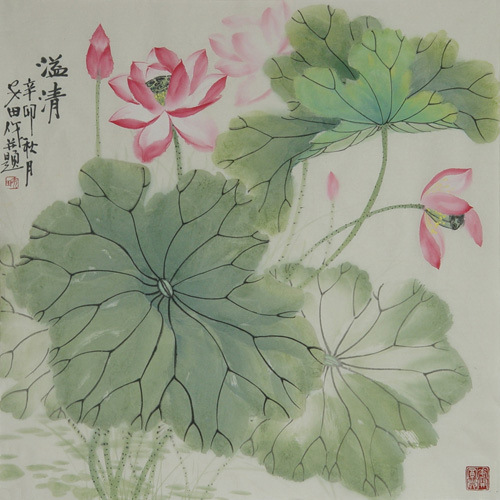 Lotus,68cm x 68cm(27〃 x 27〃),2388026-z