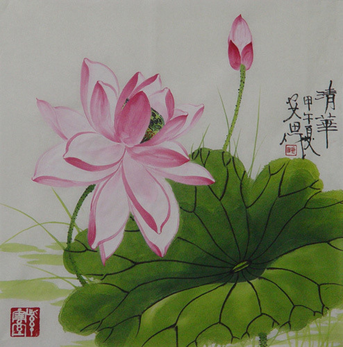 Lotus,34cm x 34cm(13〃 x 13〃),2388028-z