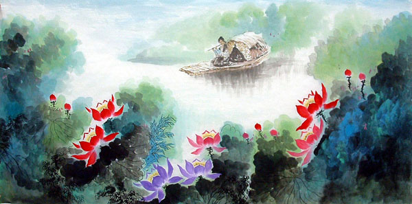 Lotus,66cm x 136cm(26〃 x 53〃),2397005-z