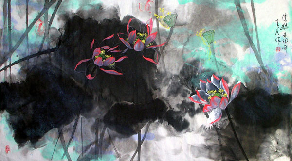 Lotus,75cm x 140cm(29〃 x 55〃),2695011-z