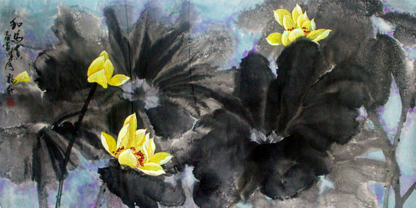 Lotus,66cm x 136cm(26〃 x 53〃),2695012-z