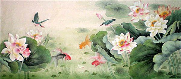 Lotus,60cm x 136cm(24〃 x 54〃),2803003-z