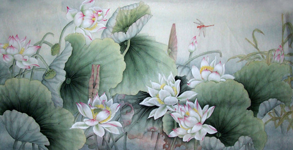 Lotus,69cm x 138cm(27〃 x 54〃),2803004-z