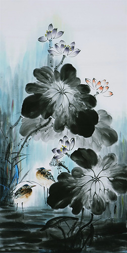 Lotus,68cm x 136cm(27〃 x 54〃),gal21178005-z