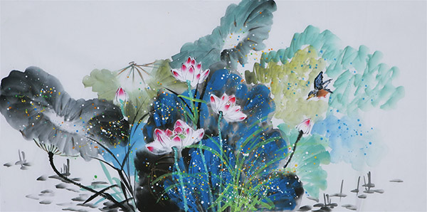 Lotus,68cm x 136cm(27〃 x 54〃),gal21178009-z