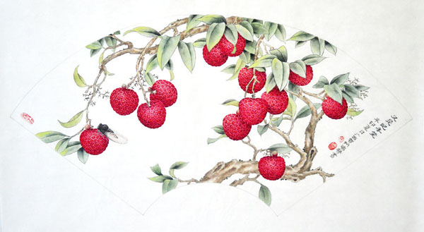 Lychee,30cm x 62cm(12〃 x 24〃),2610017-z