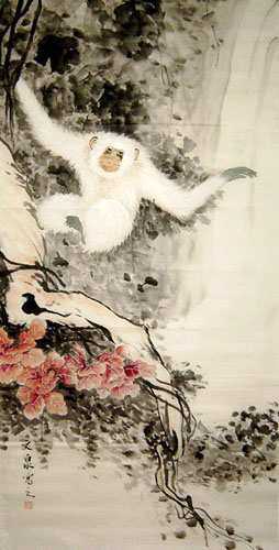 Monkey,66cm x 136cm(26〃 x 53〃),4454002-z